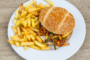 burger et frites
