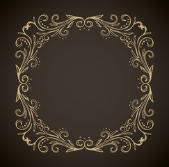 Vignette. Vector drawing