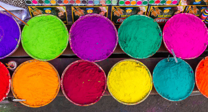 Color Powders Pushkar Mela