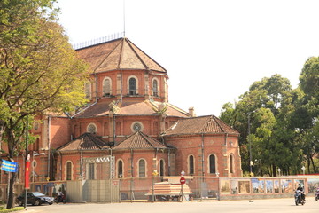 Notre Dame Cathedral Basilica in Ho Chi Minh City, Vietnam