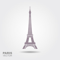 Fototapeta na wymiar Eiffel tower icon