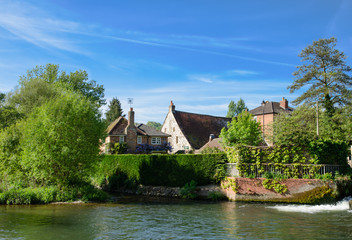 Fototapeta na wymiar River Avon, Salisbury, England