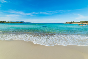 Turquoise water and white sand in Rena Bianca beach