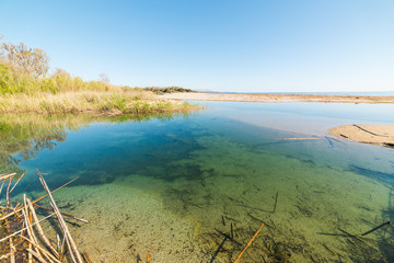 Lagoon in Marina di Cardedu