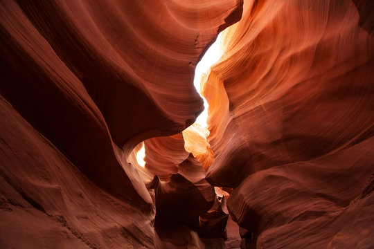Real images of the lower Antelope canyon in Arizona, USA