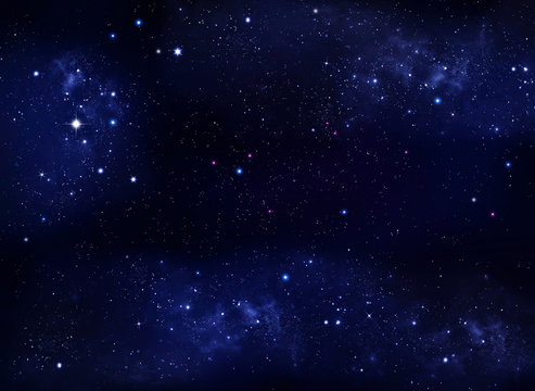 stars in the night sky, abstract background
