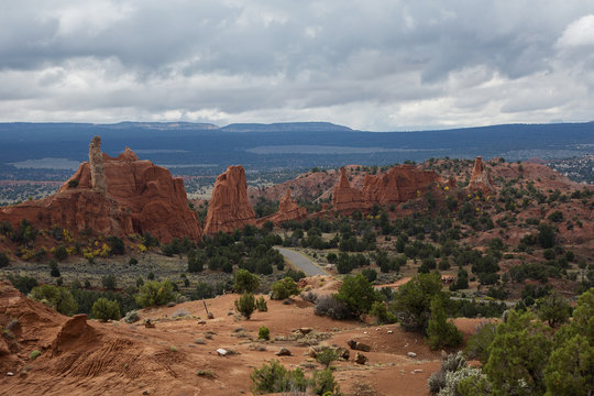 View to Kodachrome basin state park in Utah, USA