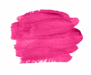 Pink watercolor splash vector