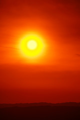 古都奈良の落日