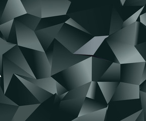 Fototapeta premium Vector low poly template. Creative abstract illustration with gradient. Triangular pattern for your business design.