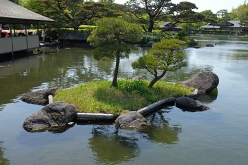 Naklejka premium 日本庭園
