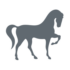 Horse silhouette icon