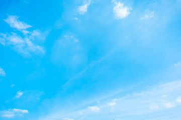 Fototapeta na wymiar Wonderful blue sky with clouds for background