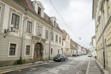 Naklejka na ściany i meble Karlovac - small town in Croatia
