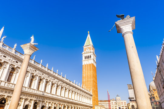 Fototapeta Place Saint Marc à Venise en Italie