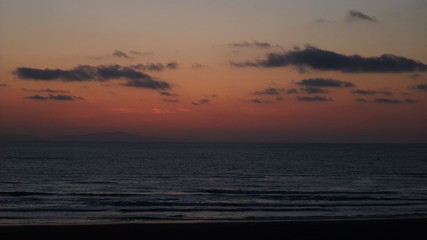 利尻島の夕暮れ