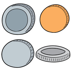 vector set of coins