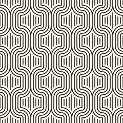 Vector seamless pattern. Modern stylish abstract texture. Repeating geometric tiles