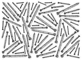 Background of Slotted Pan Head Self Tapping Screws