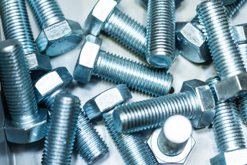 Close-up bolts background