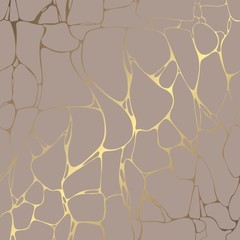 Golden marble. Elegant decorative background. Vector pattern