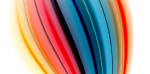 Obraz premium Gel jelly fluid flowing liquid rainbow style colours, wave abstract background, modern minimal colorful design