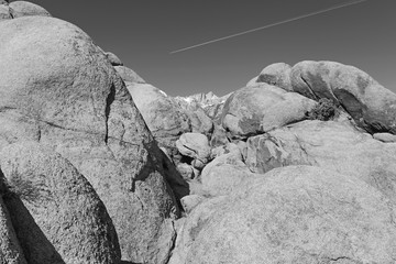 Mount Whitney and the Alabama Hills, California 14er, state high point and highest peak in the...