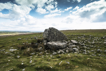 Arthur's Stone, Gower, Wales, UK.  A 2500 year old neolithic burial chamber.