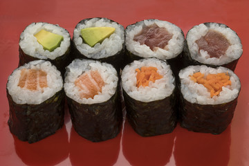  Traditional Japanese sushi maki