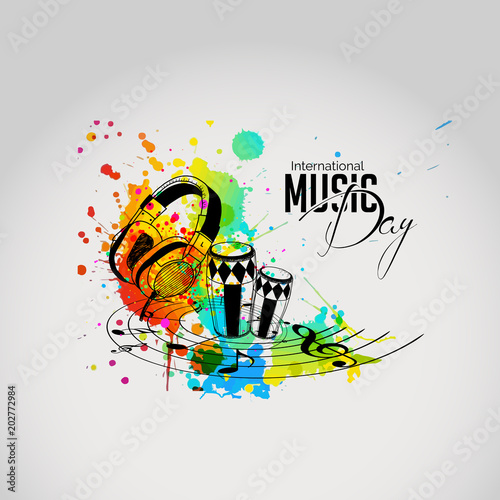 "nice and beautiful abstarct or poster for International ...