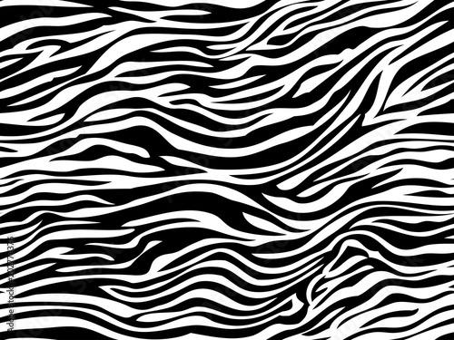 Stripe Animals Jungle Tiger Zebra Fur Texture Pattern