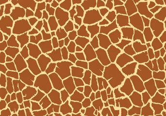 Behang Dierenhuid giraf structuurpatroon naadloos herhalend bruin bordeaux wit safari dierentuin jungle print