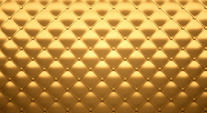 Goldene Lederwand-Textur