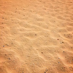 Beach sand. Yellow sand by the sea.