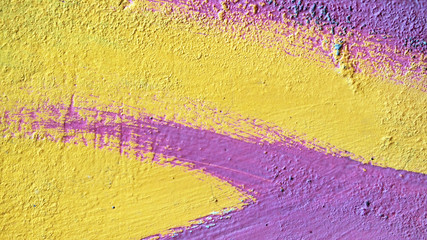 Obraz premium yellow and purple wall texture, grunge background
