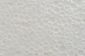 Close up of foam sheet texture background  