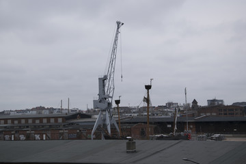 Detailed shots in the city of Luebeck on the Baltic Sea