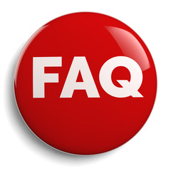 FAQ Red Symbol Circle Icon