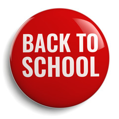 Back to School Red Circle Tag