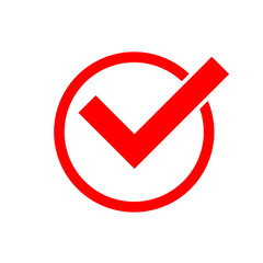 Check mark icon. Check icon vector. Check list button icon