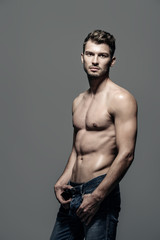muscular male body