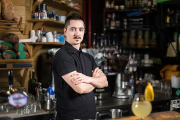 Male barista photo