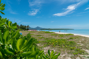 Beach on Mauritius island