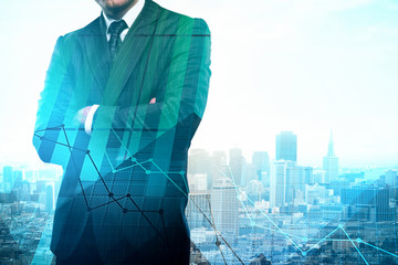 Stock and investment concept