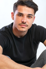 Obraz premium young man posing