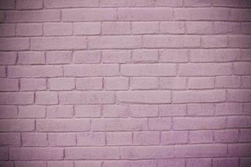 Purple brick wall pattern, background 