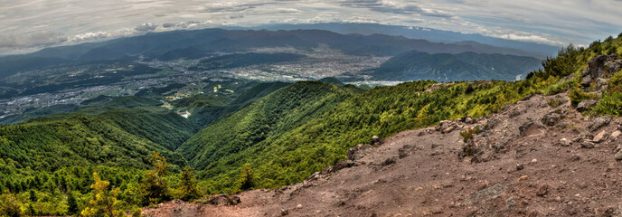 Mt. Eboshidake is part of the Japanese Alps in the Nagano Prefecture and is 2,066 meters tall