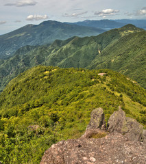 Mt. Eboshidake is part of the Japanese Alps in the Nagano Prefecture and is 2,066 meters tall