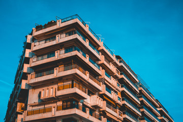 Fototapeta premium typical greece apartment complex