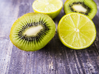 bright fresh lime and kiwi